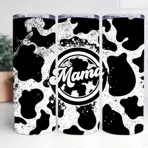 Cow Print Mama Tumbler